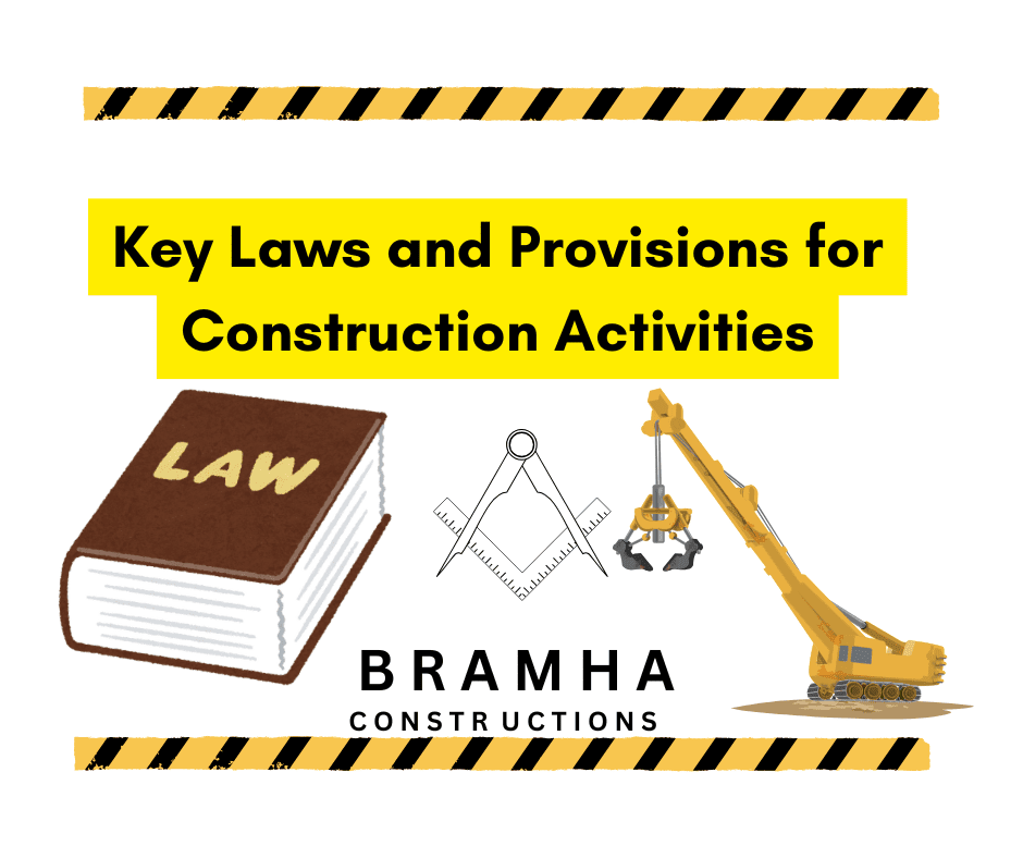 Key Laws Provisions for Construction Activities