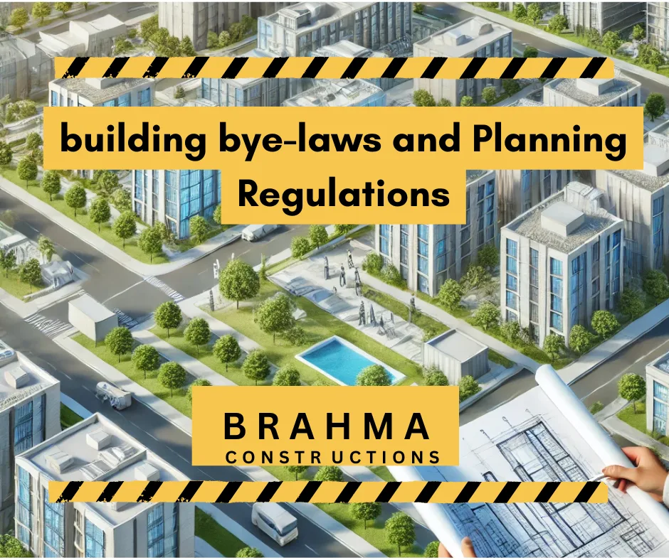 building bye-laws and Planning Regulations