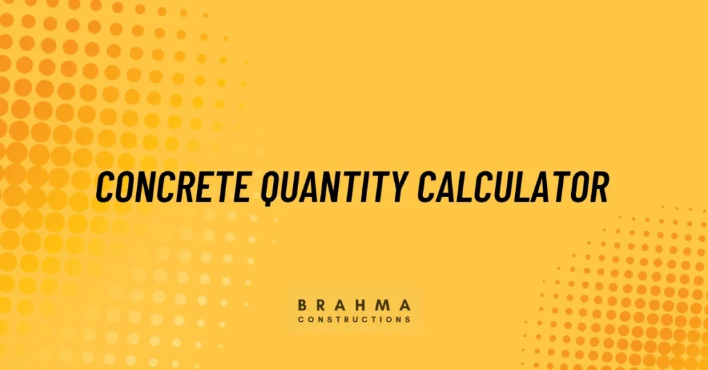 Concrete Quantity Calculator