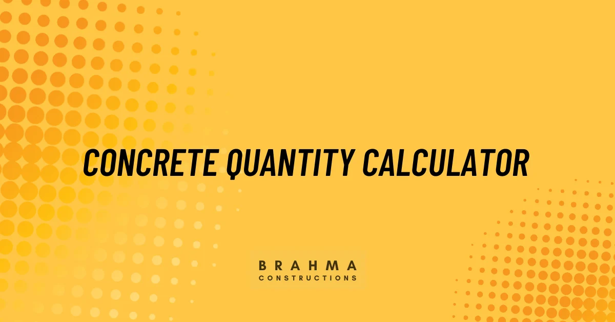 Concrete Quantity Calculator