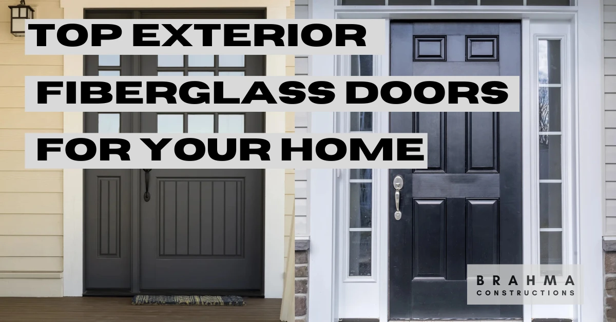 Top Exterior Fiberglass Doors